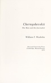 Chernyshevskii by William F. Woehrlin