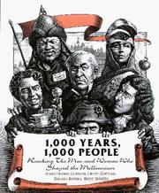 Cover of: 1,000 years, 1,000 people by Agnes Hooper Gottlieb ... [et al.].