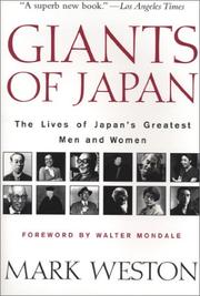 Cover of: Giants of Japan: The Lives of Japan's Greatest Men and Women