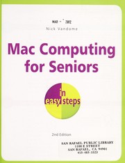 Cover of: Mac computing for seniors: in easy steps