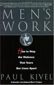 Cover of: Men's Work by Paul Kivel