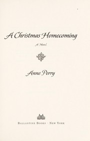Cover of: A Christmas homecoming: a novel