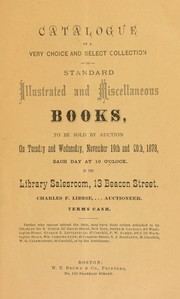 Cover of: Catalogue of standard illustrated and miscellaneous books, autographs, coins, etc. ... | Libbie & Co