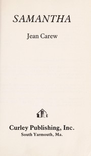 Cover of: Samantha | Jean Carew
