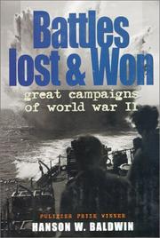 Cover of: Battles Lost and Won | Hanson W. Baldwin