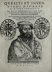 Cover of: Qvesiti et inventioni diverse by Niccolò Tartaglia