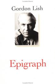 Cover of: Epigraph: a novel