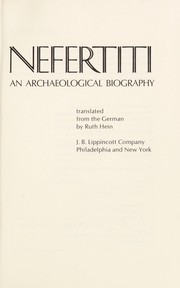 Cover of: Nefertiti by Philipp Vandenberg