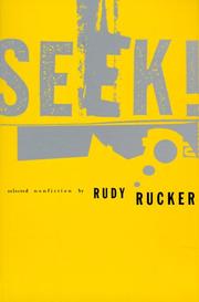 Cover of: Seek! Selected Nonfiction by Rudy Rucker
