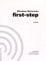 Cover of: Wireless networks first-step | James T. Geier