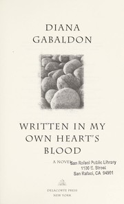 Cover of: Written in my own heart's blood by Diana Gabaldon
