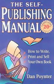 Cover of: The self-publishing manual by Dan Poynter