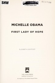 Cover of: Michelle Obama by Elizabeth Lightfoot
