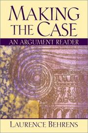 Cover of: Making the Case: An Argument Reader