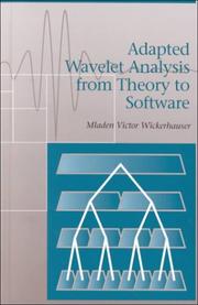 Cover of: Adapted wavelet analysis from theory to software by Mladen Victor Wickerhauser