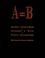 Cover of: A=B