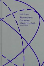 Cover of: Riemannian geometry: a beginner's guide