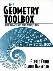 Cover of: The geometry toolbox for graphics and modeling