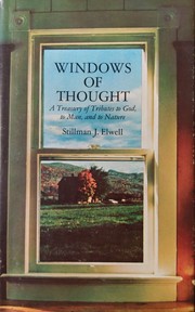 Cover of: WINDOWS OF THOUGHT | Stillmen ellwell