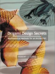 Cover of: Origami Design Secrets by Robert J. Lang