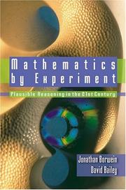 Cover of: Mathematics by Experiment by Jonathan M. Borwein, David H. Bailey