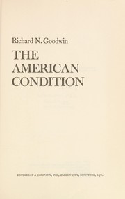 Cover of: The American condition