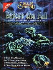 Cover of: Before the Fall: Innsmouth Adventures Prior to the Great Raid of 1928