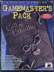 Cover of: Call of Cthulhu Gamemasters Pack (Call of Cthulhu Horror Roleplaying, 8801)
