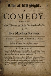 Cover of: Love at first sight: a comedy, acted at the New Theatre in Little Lincoln's-Inn-Fields by Her Majesties Servants