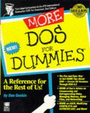 Cover of: More DOS for dummies by Dan Gookin
