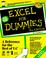 Cover of: Excel for dummies