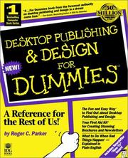 Cover of: Desktop publishing & design for dummies