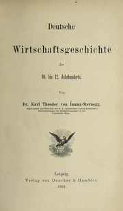 Cover of: Deutsche Wirtschaftsgeschichte