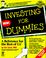 Cover of: Investing for dummies