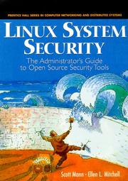 Cover of: Linux System Security by Scott Mann, Ellen L. Mitchell, Mitch Krell, Scott Mann, Ellen L. Mitchell