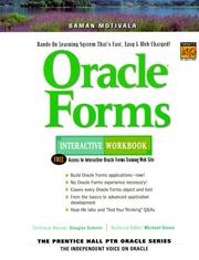 Cover of: Oracle Forms interactive workbook