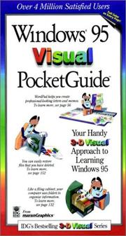 Cover of: Windows® 95 Visual Pocket Guide¿ by Ruth Maran