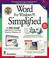 Cover of: Word for Windows 95 simplified