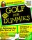 Cover of: Golf for dummies