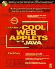 Cover of: Creating cool Web applets with Java by Paul J. Perry