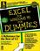 Cover of: Excel for Windows 95 for dummies