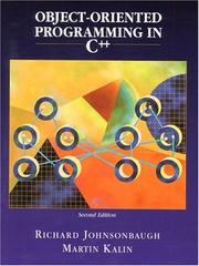 Cover of: Object-Oriented Programming in C++ (2nd Edition)