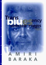 Cover of: Transbluesency by Amiri Baraka, Amiri Baraka