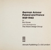 Cover of: German armour, Poland and France, 1939-1940