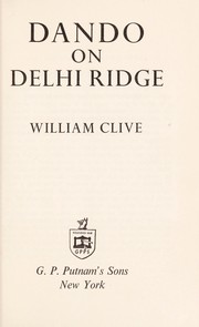 Cover of: Dando on Delhi Ridge