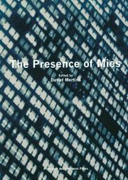 Cover of: The Presence of Mies