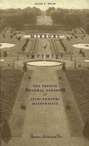 Cover of: Mirrors of infinity: the French formal garden and 17th-century metaphysics