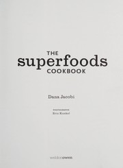 Cover of: The superfoods cookbook