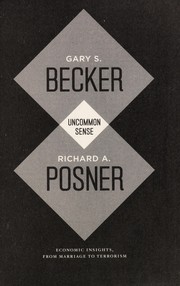 Uncommon sense by Gary Stanley Becker