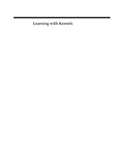 Learning with Kernels: Support Vector Machines, Regularization, Optimization, and Beyond